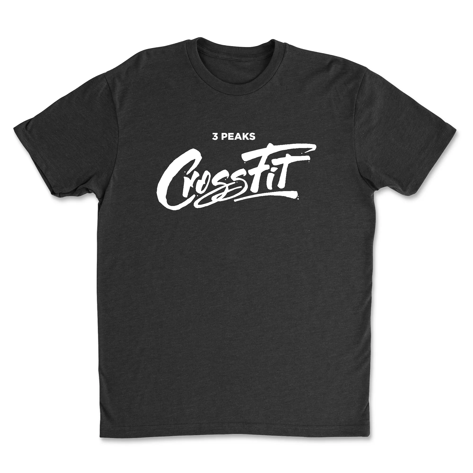 3 Peaks CrossFit Cursive Mens - T-Shirt