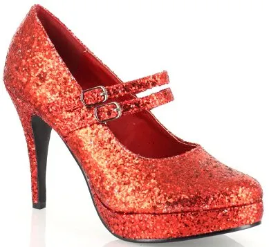 4" Glitter Mary Jane Pump  (ES421-JANE-G)