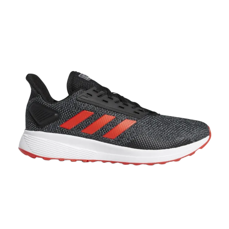 Adidas Duramo 9 'Core Black Active Red' sneakers, black