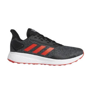 Adidas Duramo 9 'Core Black Active Red' sneakers, black