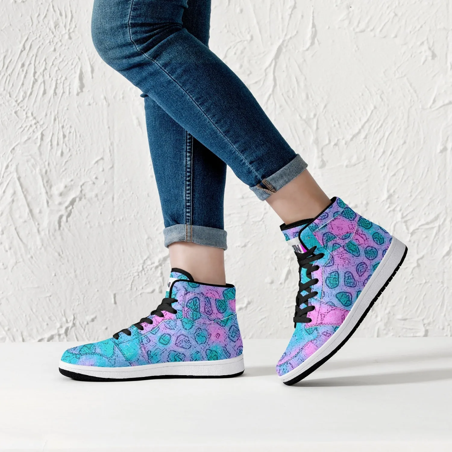 Almost Blue - Macr.in II (High-Top Leather Sneakers)