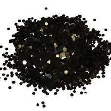 Black Chunky Glitters - 20gms