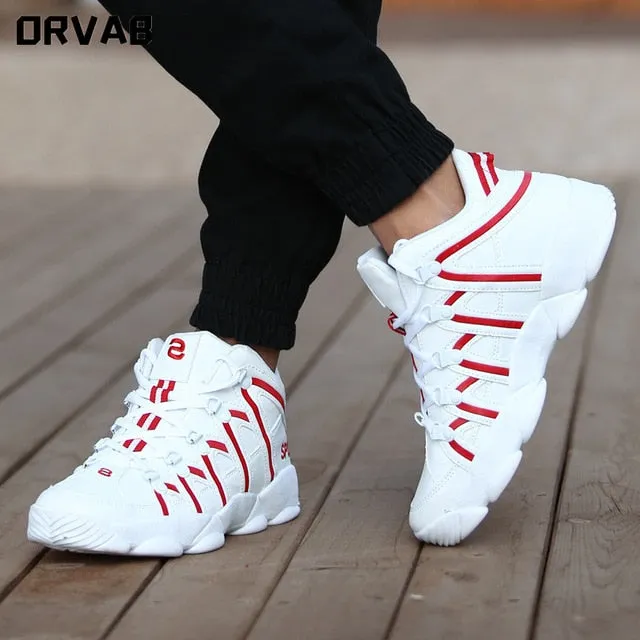 Brand Fashion Men Luxury Sneakers Split Leather City Leisure Men Casual Shoes Breathable Walking Footwear Male Shoes Men Flats