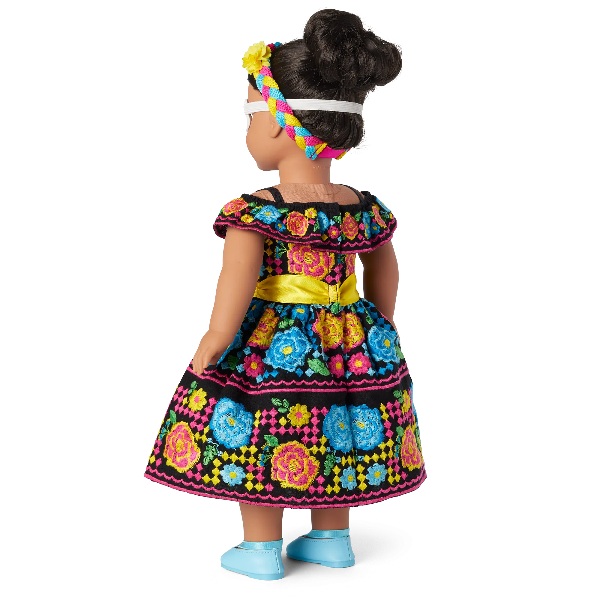 Día de Muertos Celebration Outfit for 18-inch Dolls