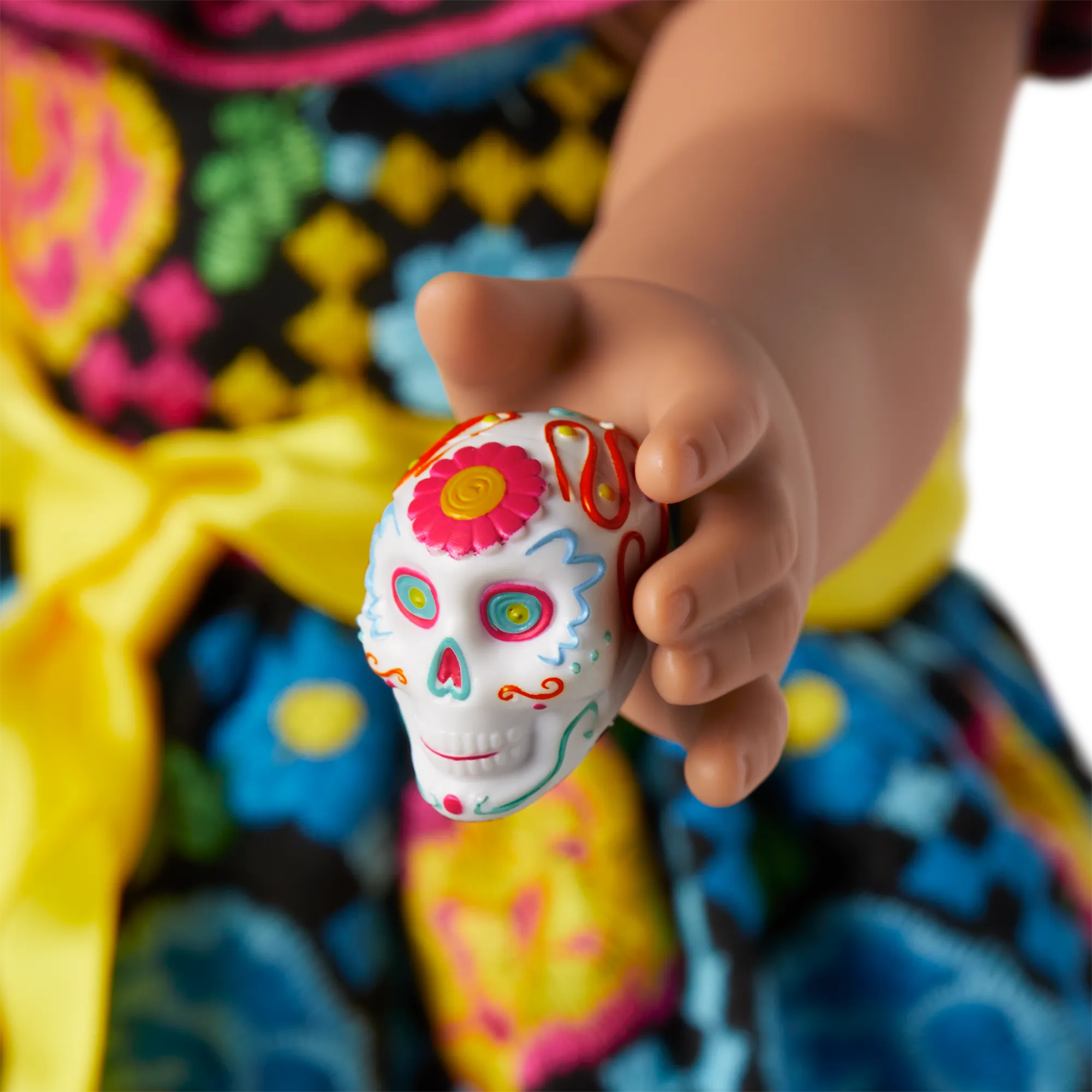 Día de Muertos Celebration Outfit for 18-inch Dolls