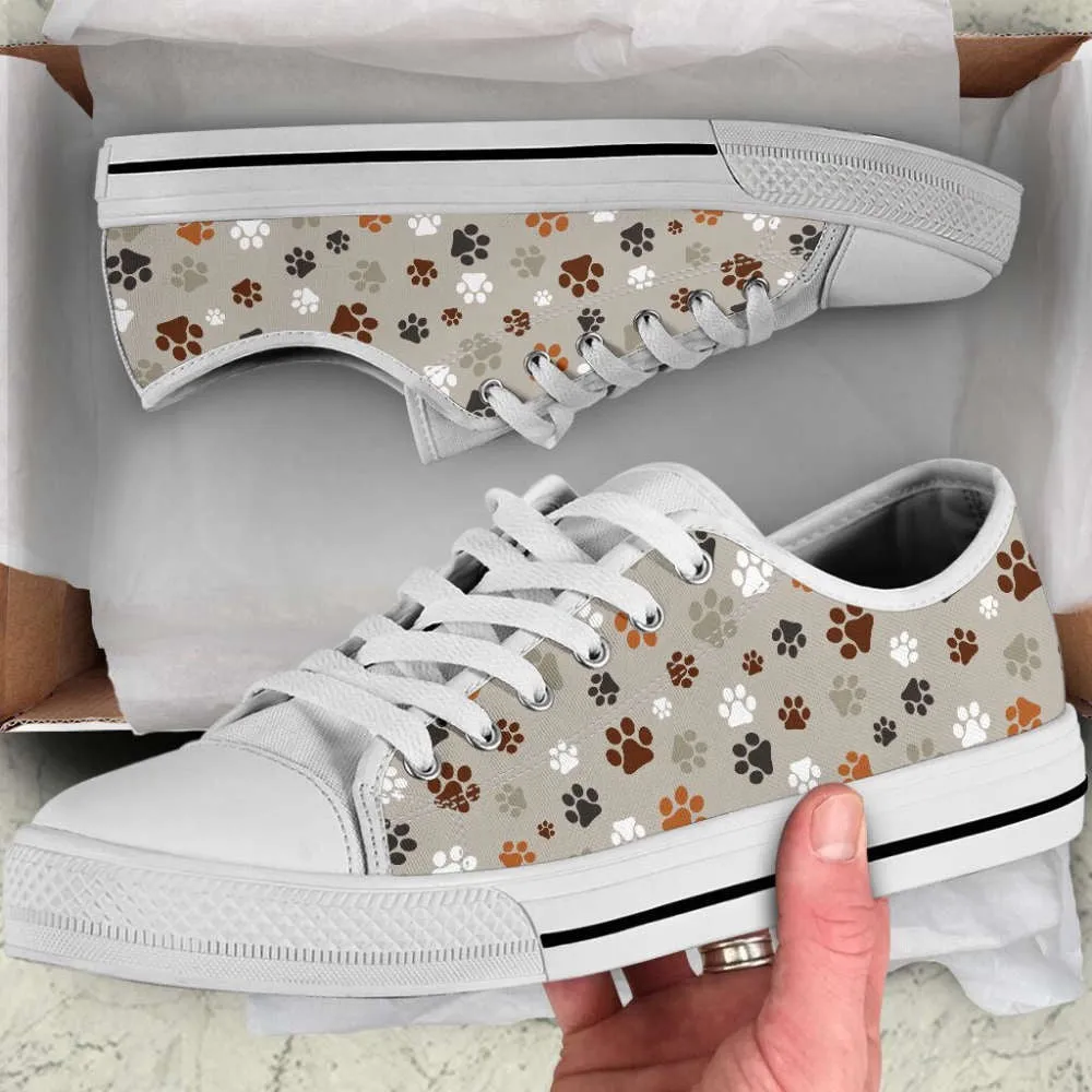 Dog Pattern Sk Low Top Shoes Canvas Sneakers Casual Shoes, Dog Printed Shoes, Canvas Shoes For Men, Women