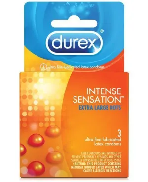 Durex Intense Sensation Condom - Box Of 3