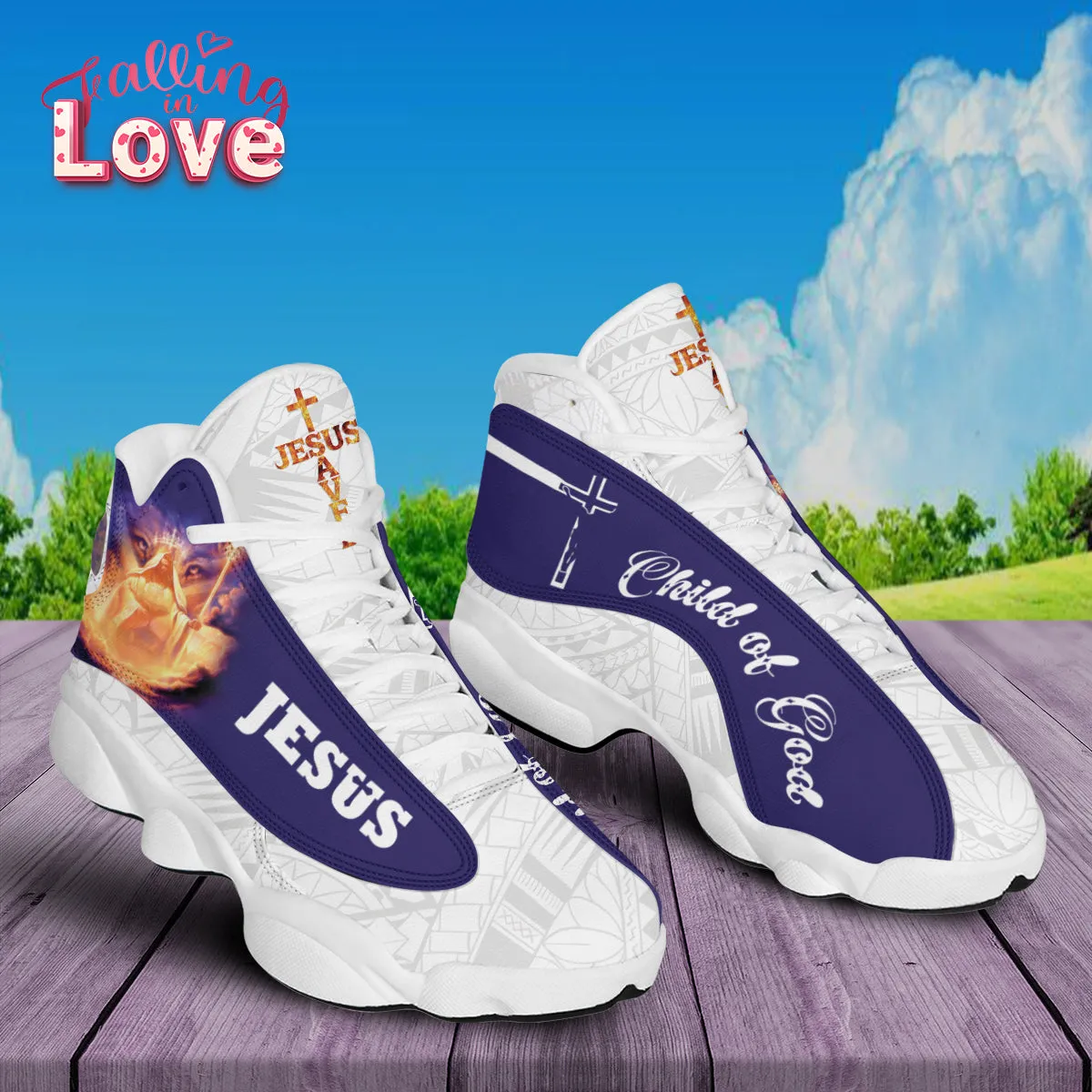 Jesus SavedFor Men Women - Christian Shoes - Jesus Shoes - Unisex Basketball Shoes