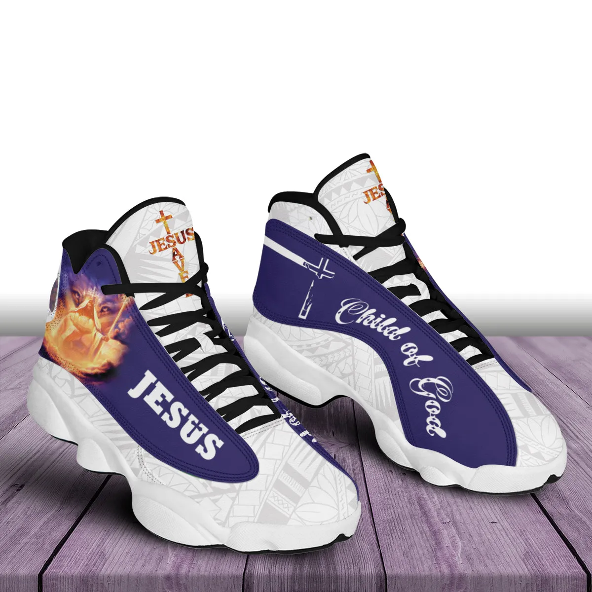 Jesus SavedFor Men Women - Christian Shoes - Jesus Shoes - Unisex Basketball Shoes