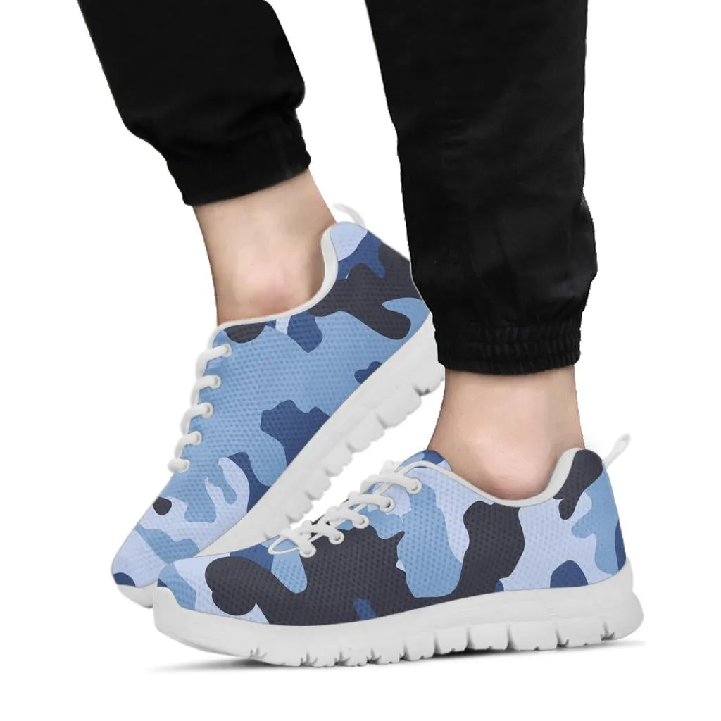 Knit Sneakers_Military Blue_Camo