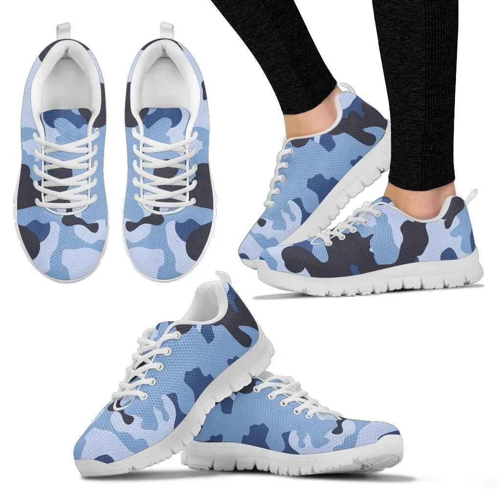 Knit Sneakers_Military Blue_Camo