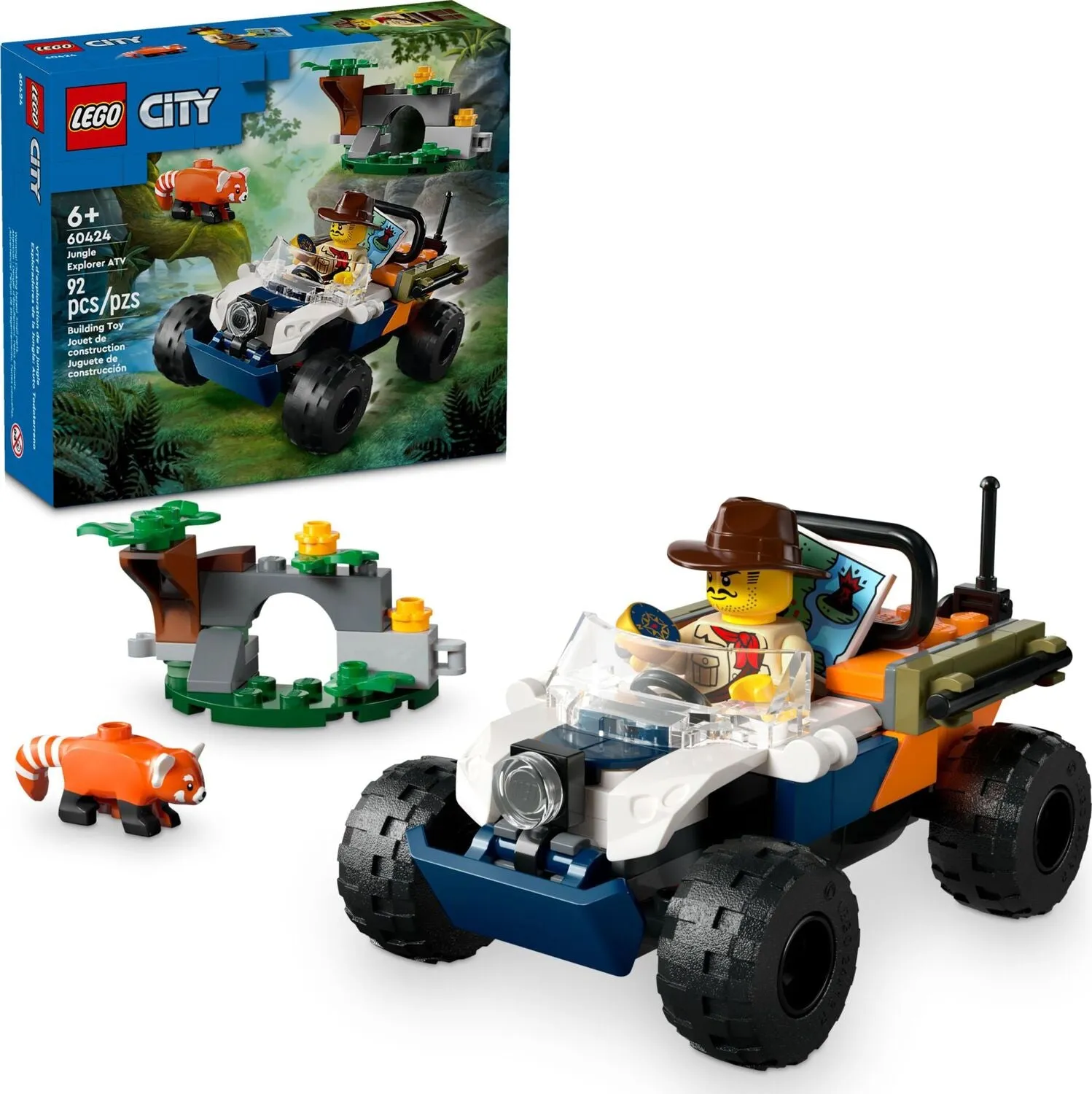 LEGO City Jungle Explorer ATV Red Panda Mission