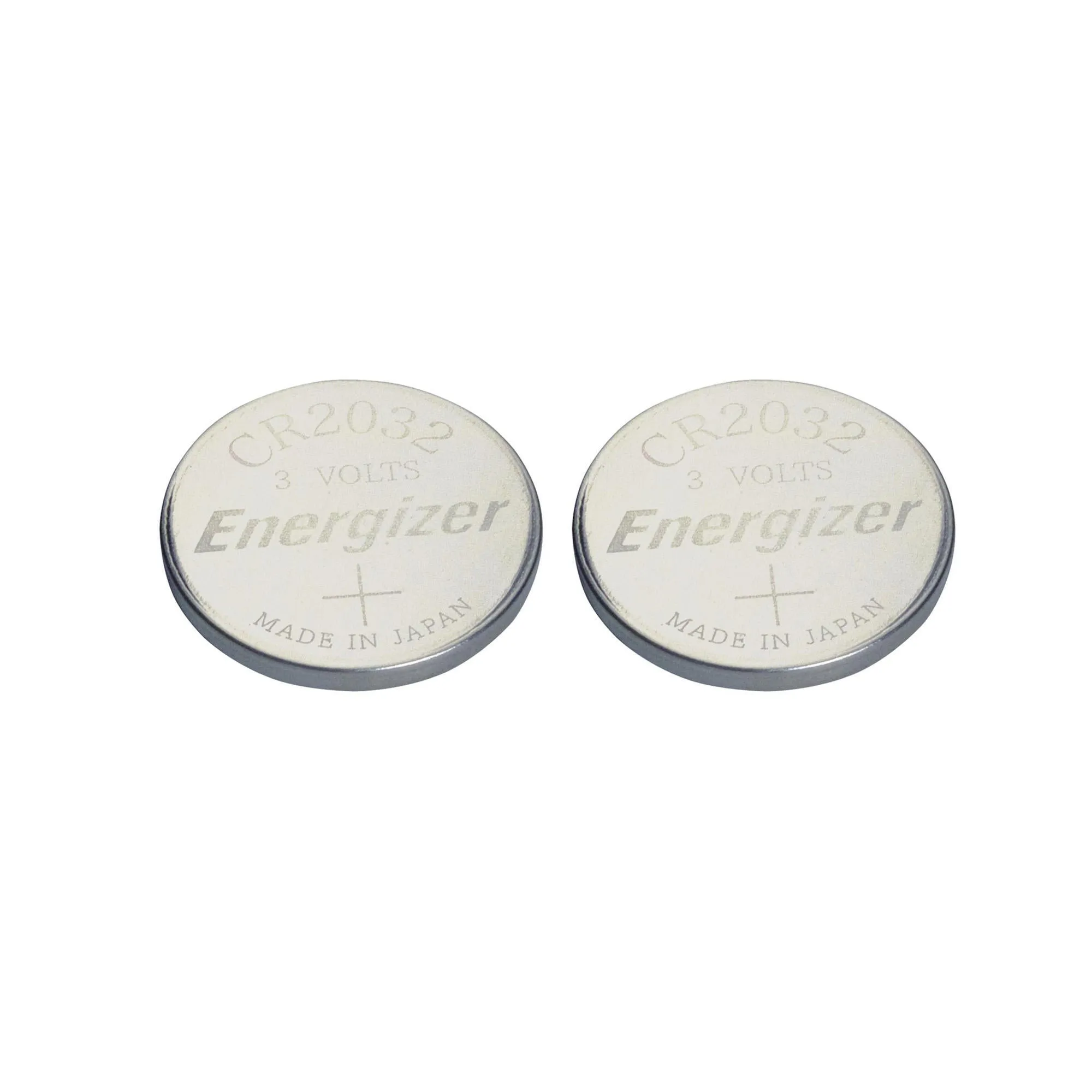 Lithium button cell batteries for cycle computers Energizer CR2032, 2 pcs., white