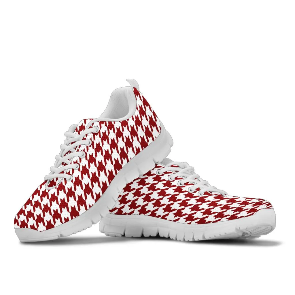 Mesh Sneakers_Cardinal on White_HT Pattern