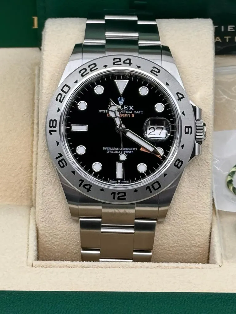 Rolex Explorer II 42mm Black Dial - 226570 - New 2024