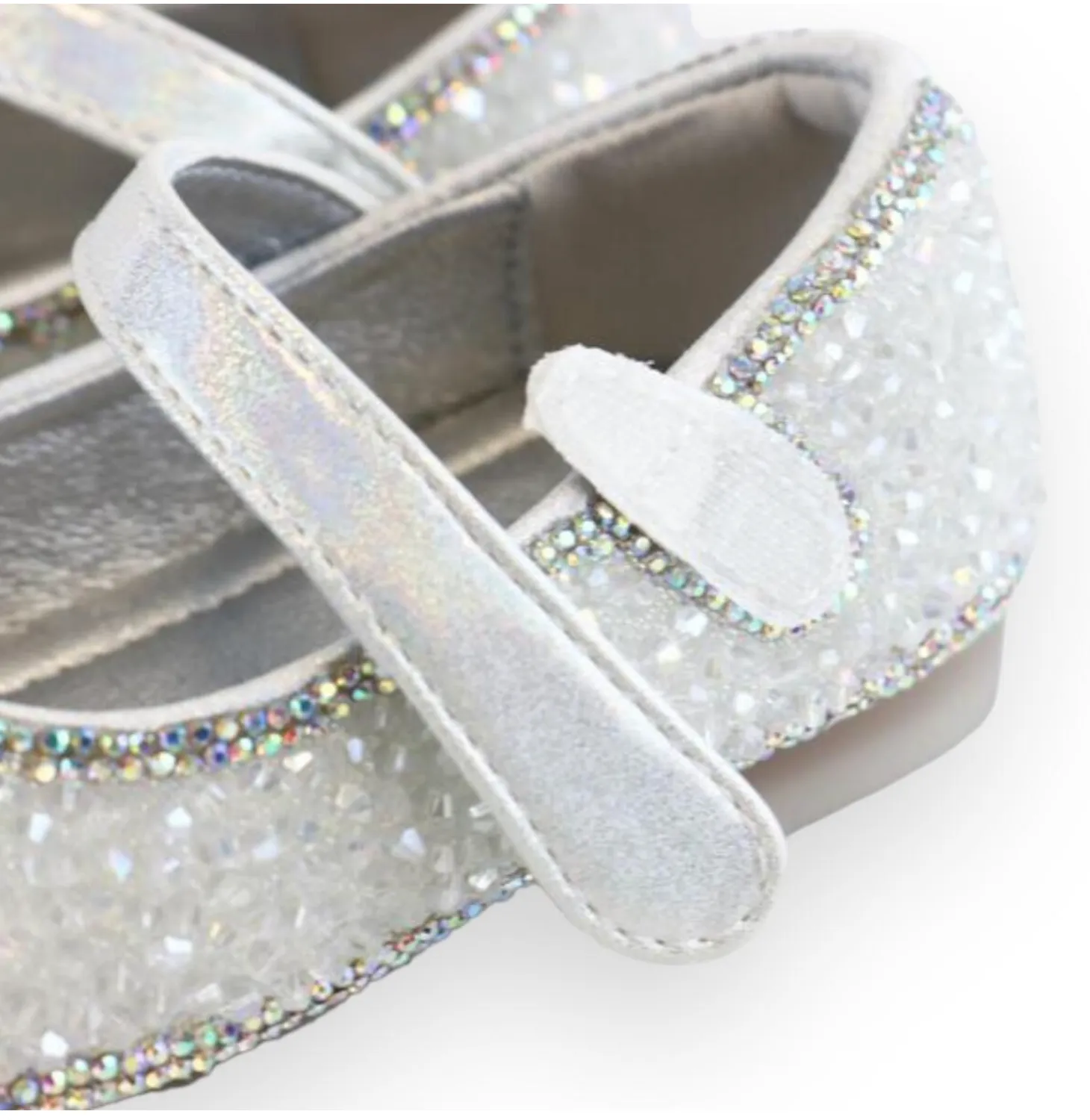 Silver Sparkle Flat