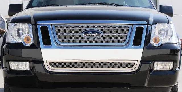 T-REX Upper Class Series, Overlay Grilles - Polished - 2006-2010 Explorer SportTrac