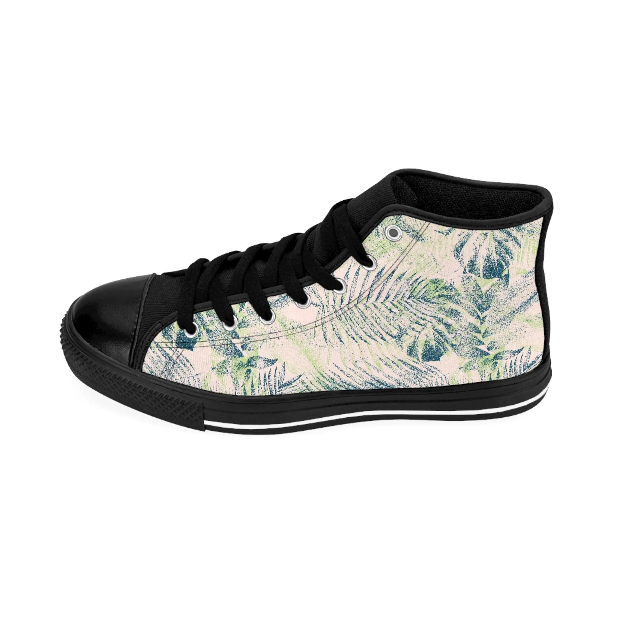 Vintage Palm Tree Men's Classic Sneakers